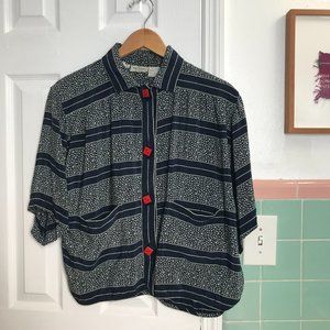 Vintage Valentino Button-Up Top